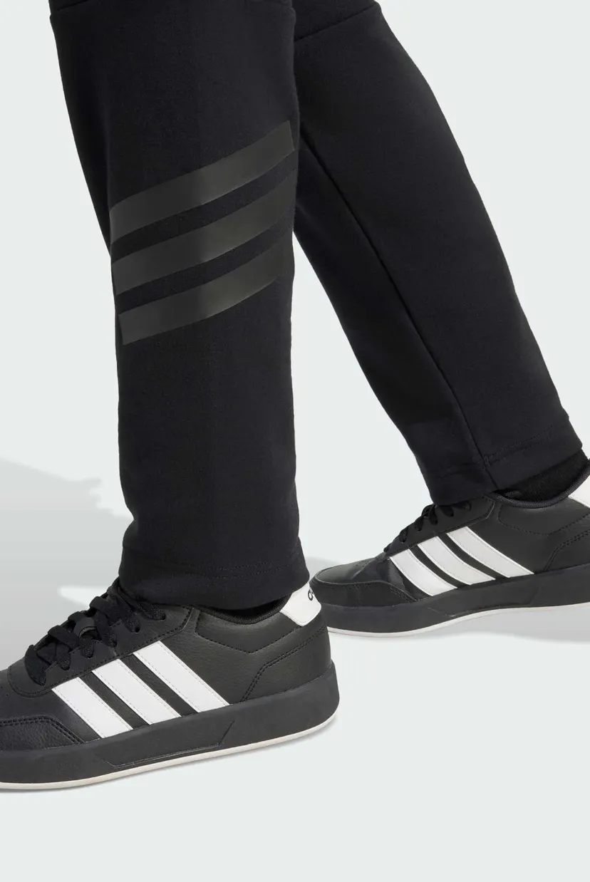 Дитячі чорні спортивні штани FUTURE ICONS 3-STRIPES CUFFED 7