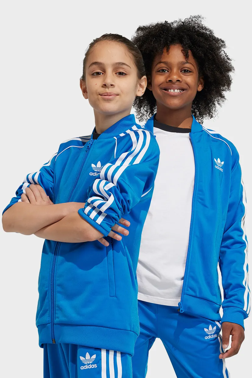 Детская голубая спортивная кофта Adicolor SST adidas IN4743 — MD
