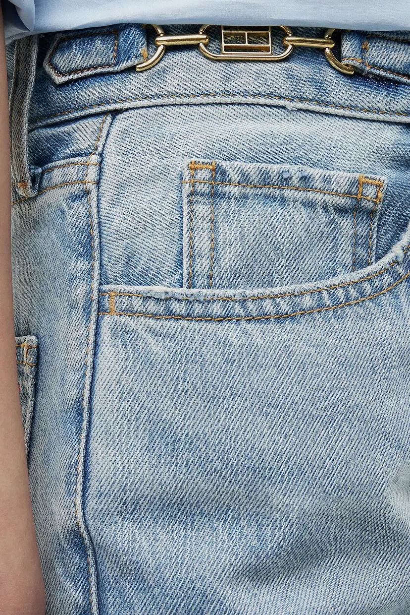 Жіночі блакитні джинси TAPERED 4