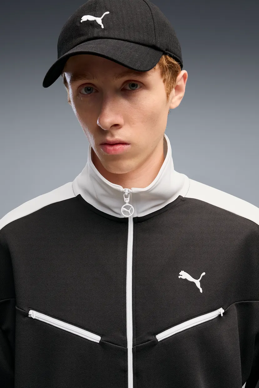 Мужская черная спортивная кофта T7 Relaxed Retro Track Jacket Men 4