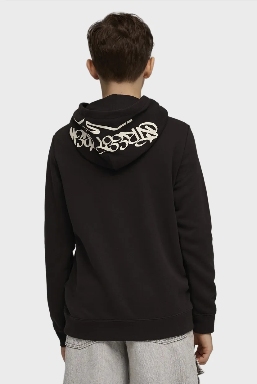 Дитяче чорне худі MID 90s Hoodie Youth 3