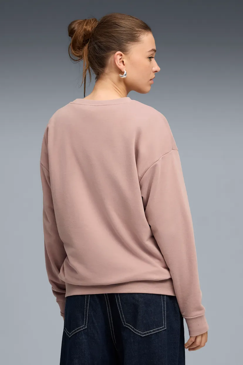 Жіночий пудровий світшот ESS Small No. 1 Logo Relaxed Crew Sweater Women 3