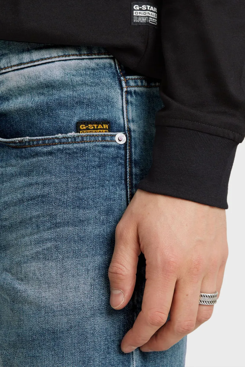 Чоловічі сині джинси 3301 Straight Tapered 4
