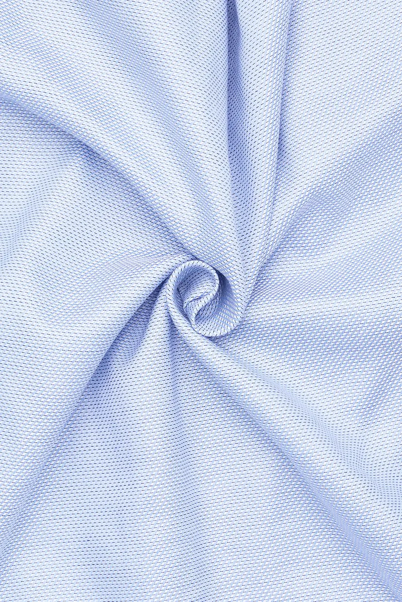 Чоловіча блакитна сорочка з візерунком SLIM FIT 4