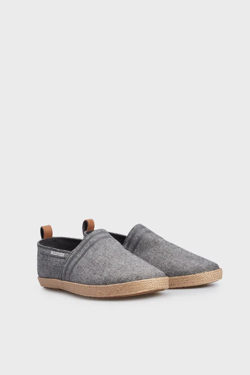 Мужские серые эспадрильи HILFIGER ESPADRILLE C CHAMBRAY 3