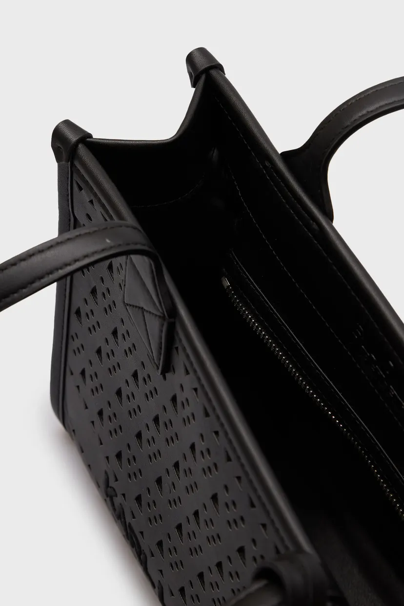 Женская черная сумка K SKUARE MD TOTE PERFORATED 6