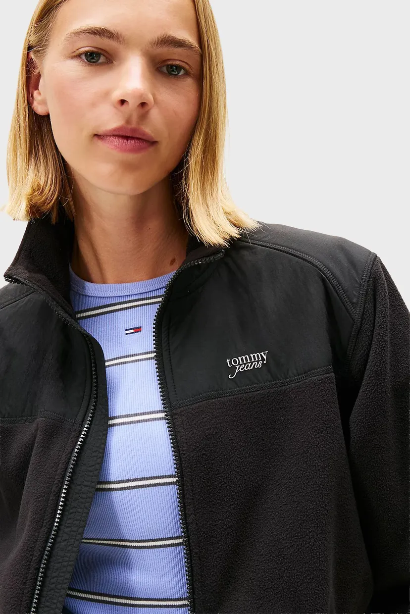 Жіноча чорна спортивна кофта FLEECE 4