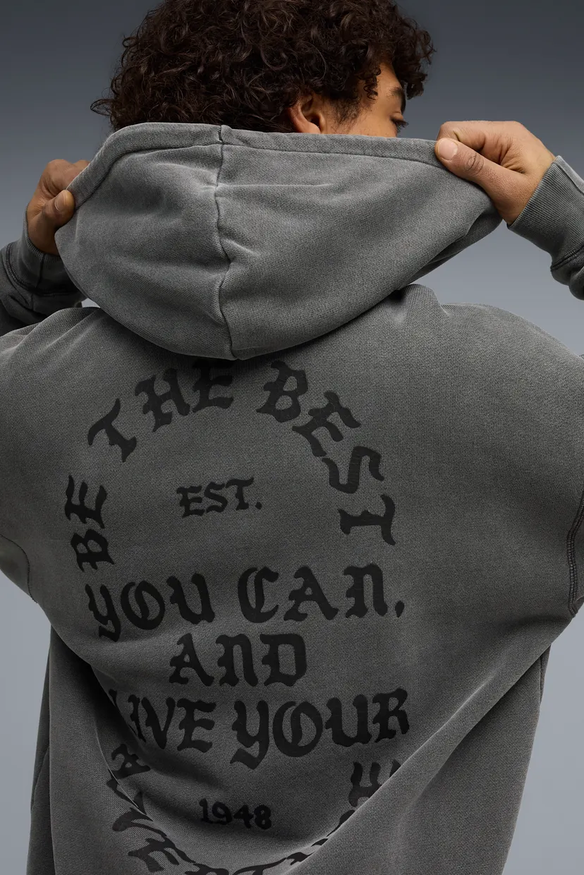 Мужское темно-серое худи PUMA.NOW Full-Zip Hoodie Men 4