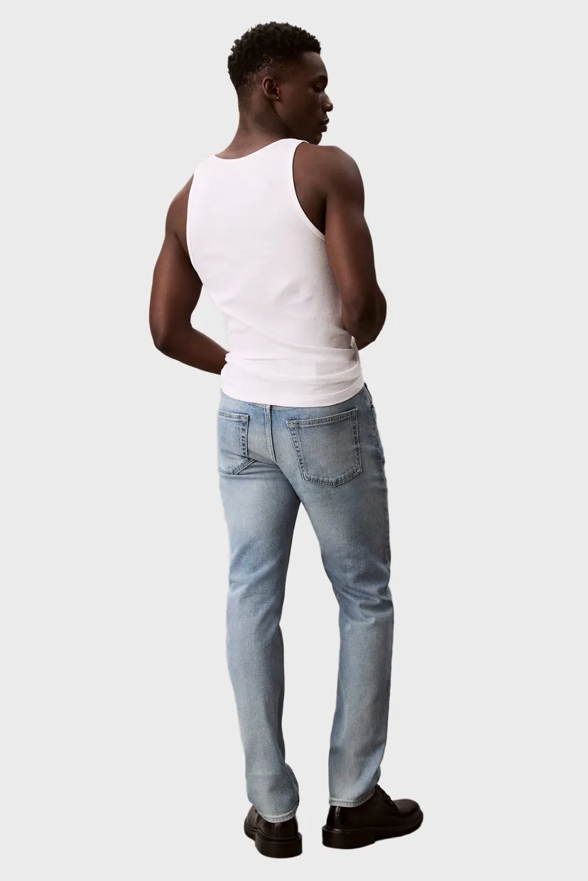 Чоловічі блакитні джинси SLIM STRAIGHT MEDWAY BLUE JEAN 3