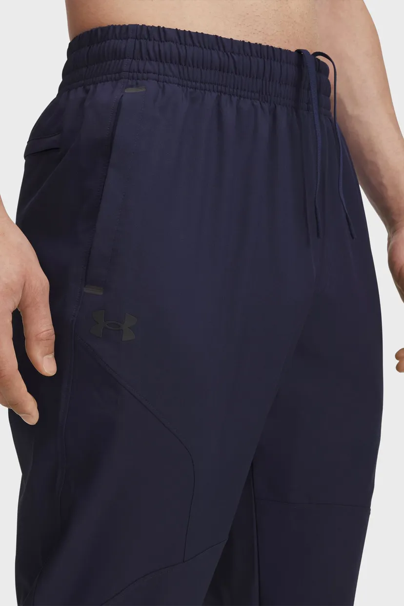 Чоловічі темно-сині спортивні штани UA Unstoppable Tapered Pants 4