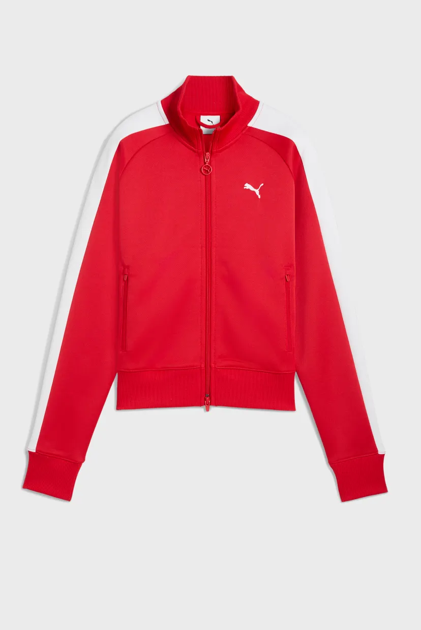 Жіноча червона спортивна кофта T7 ALWAYS ON Short Track Jacket Women 6
