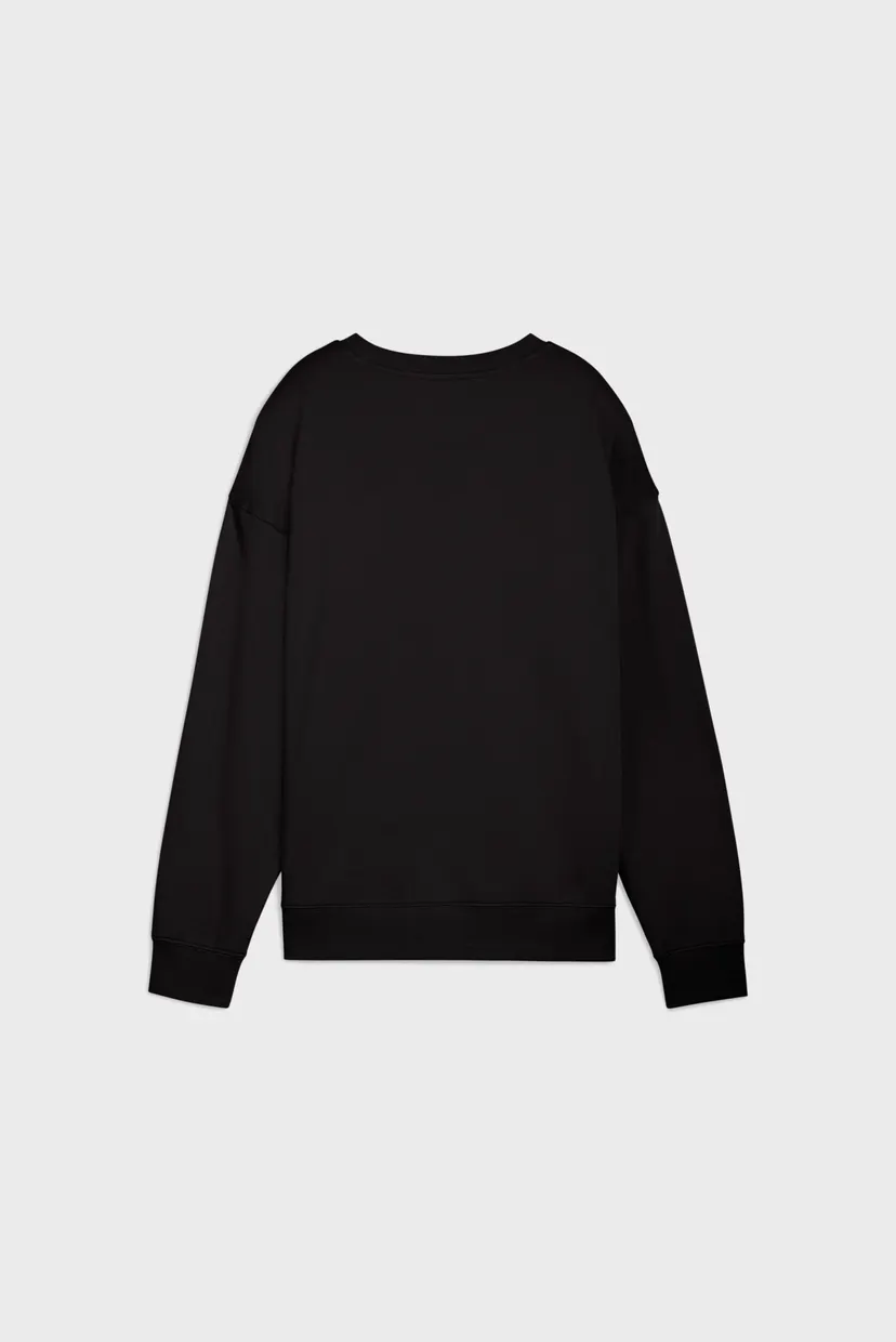 Женский черный свитшот Essentials Elevated Comfort Crew Sweatshirt Women 5