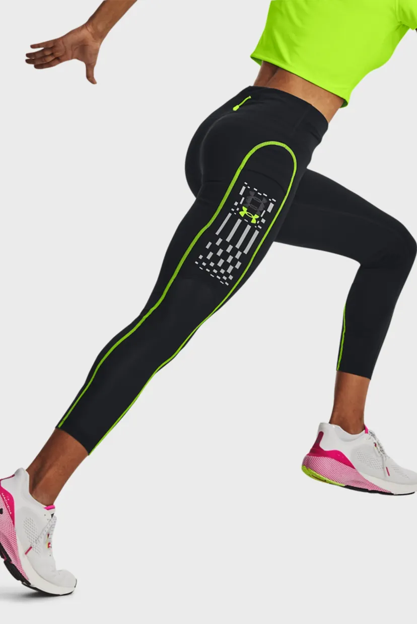 Женские черные тайтсы UA Run Anywhere Ankle Tight 5