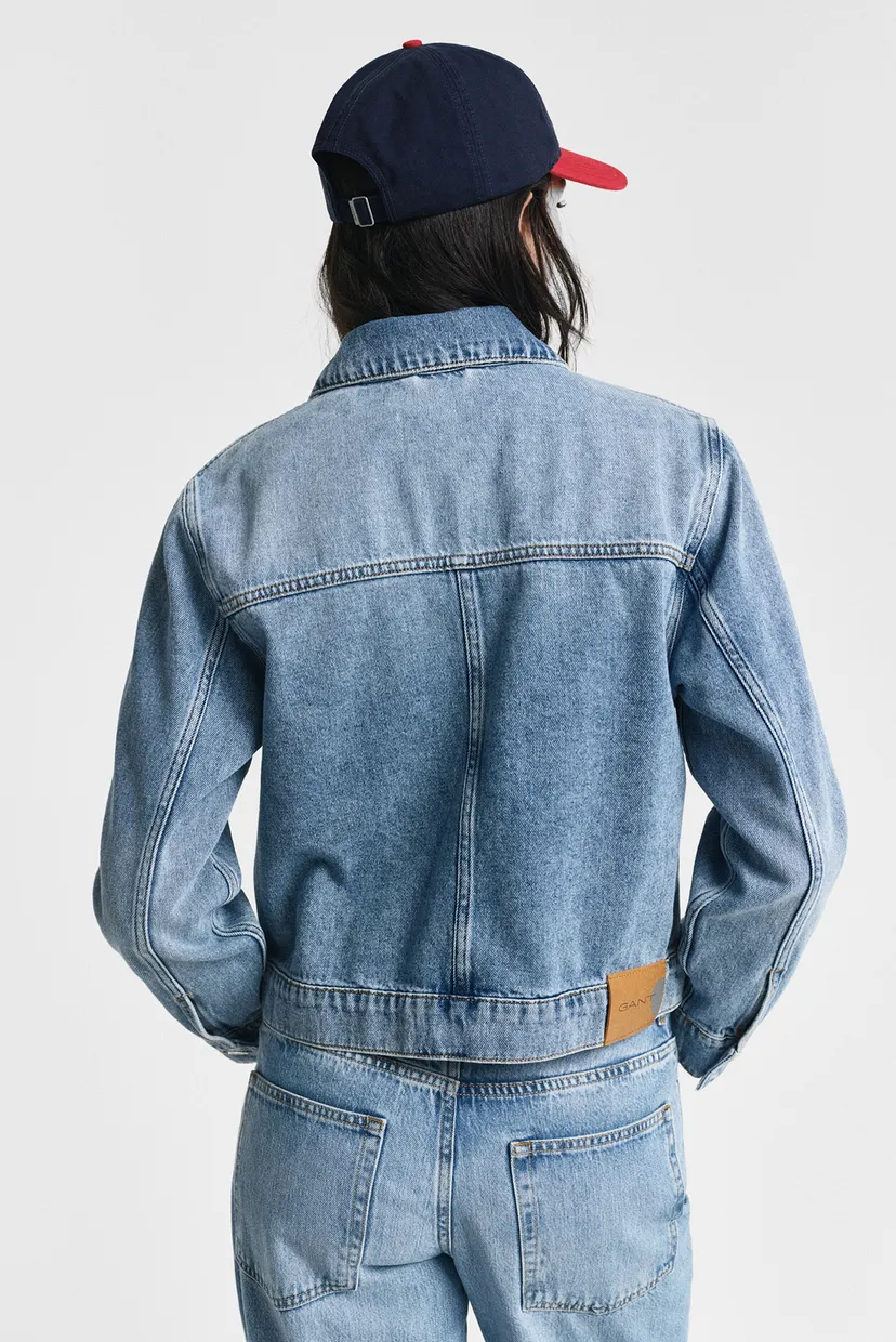 Женская синяя джинсовая куртка DENIM JACKET 3