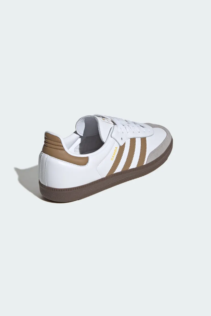 Мужские белые кожаные сникерсы Samba OG 5