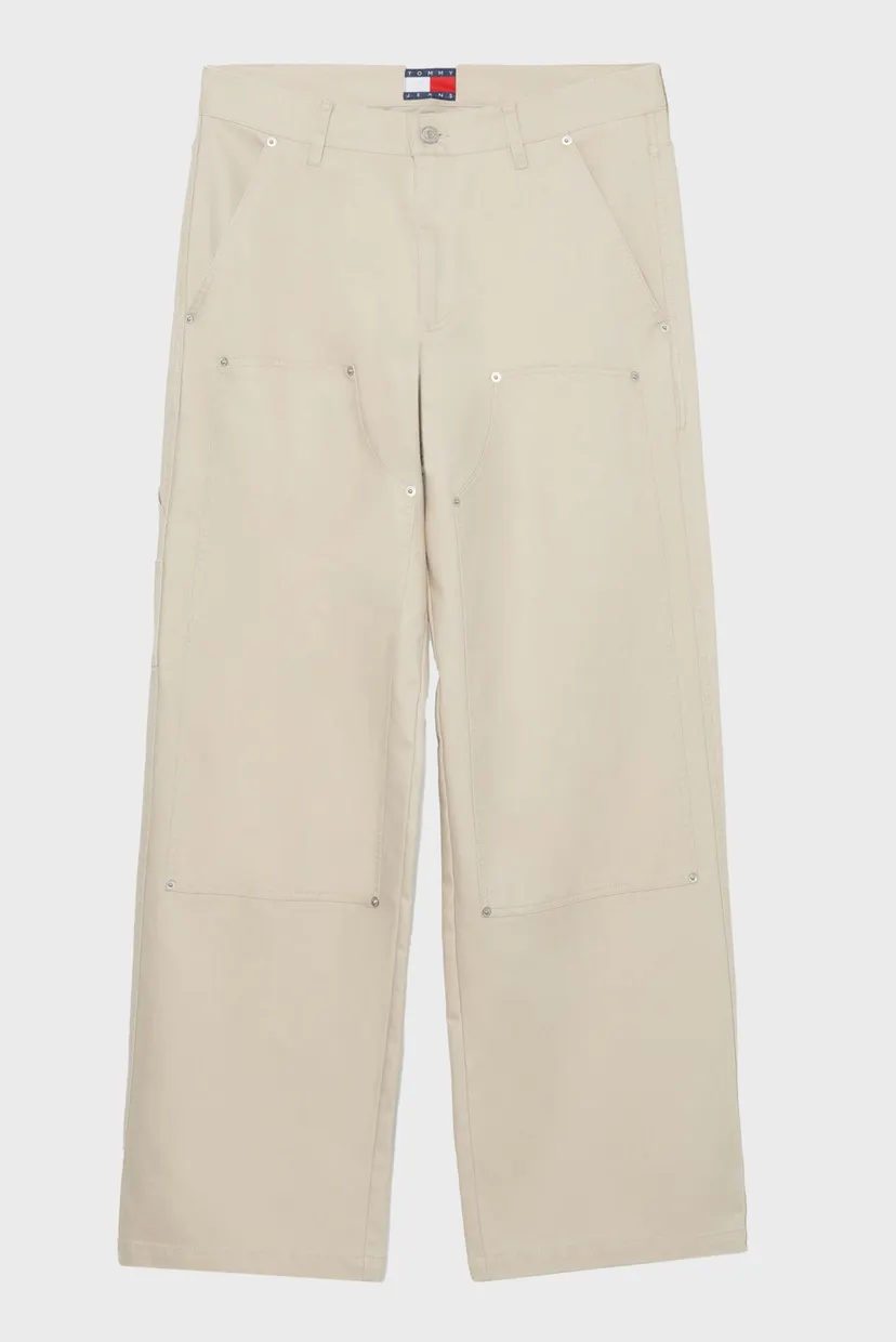 Жіночі бежеві брюки TJCU COTTON TWILL CARPENTER 4