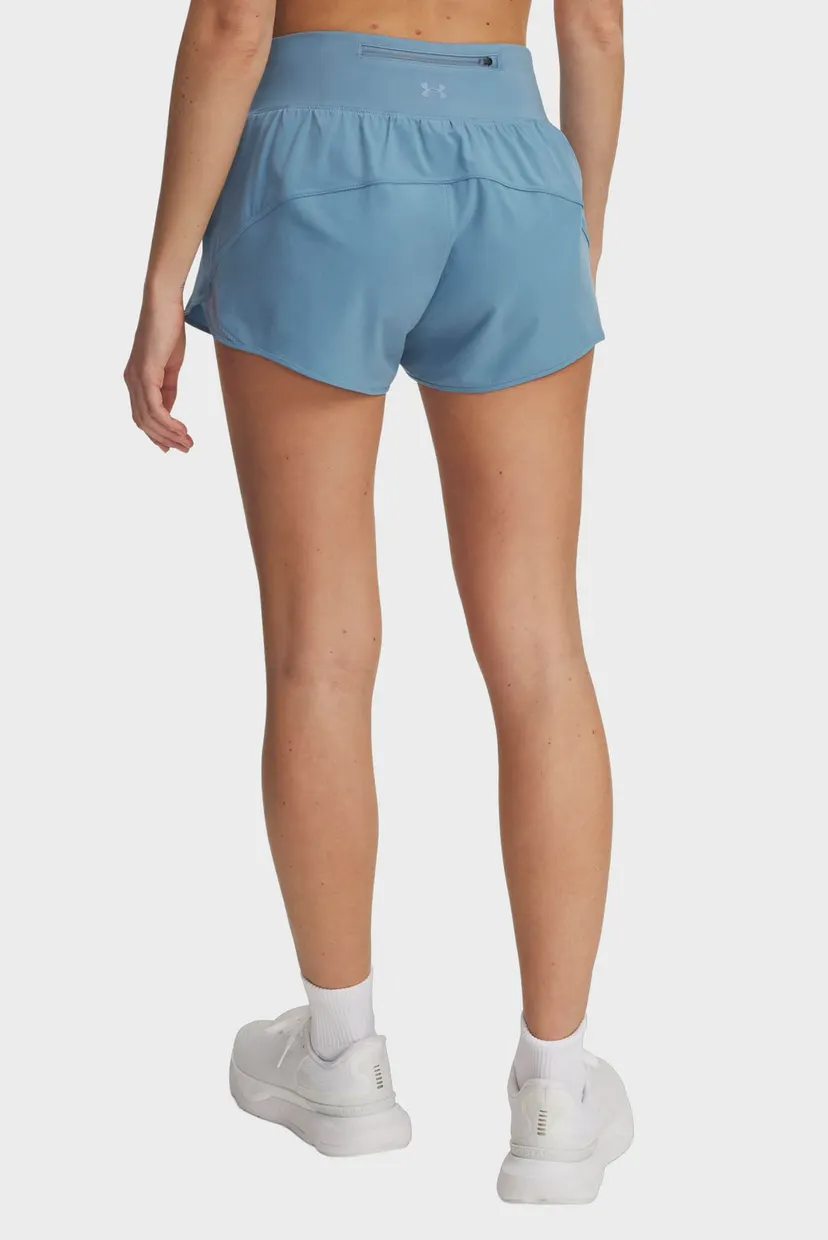 Женские голубые шорты UA Launch Pro 3'' Shorts 3