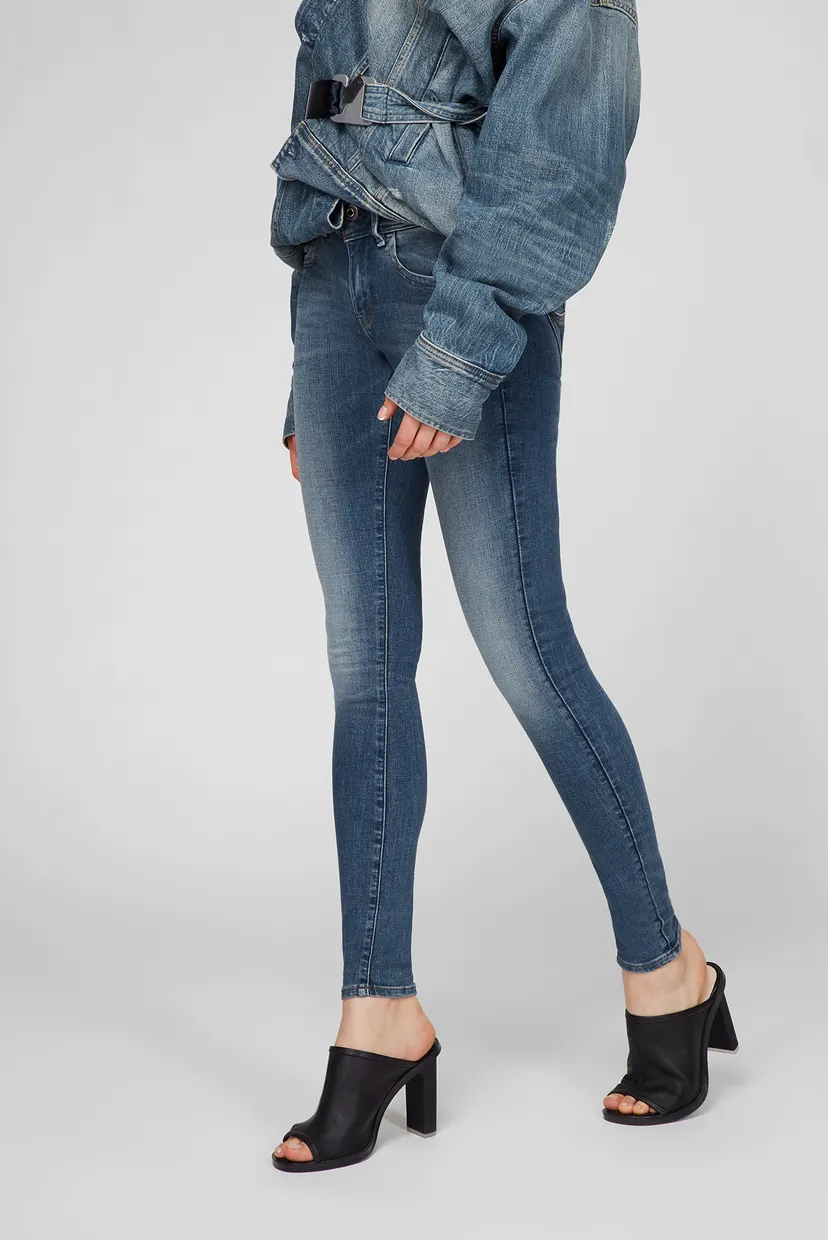 Жіночі сині джинси Lynn Mid Super Skinny 3