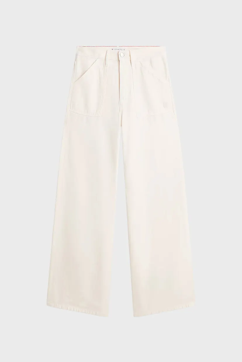 Женские белые джинсы SOFT 70'S WIDE LEG 5