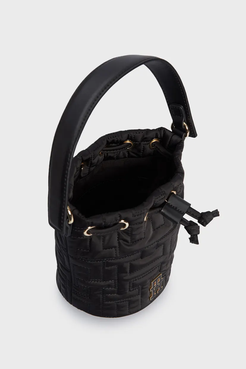 Женская черная сумка TH CHIC NYLON BUCKET 5