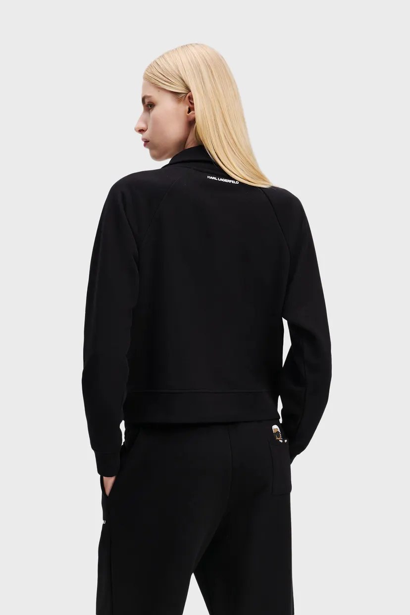 Жіноча чорна спортивна кофта IKON PEAK-A-BOO ZIP UP 3