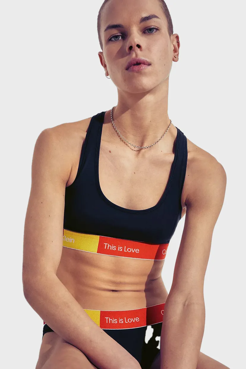 Женский черный топ UNLINED BRALETTE 3