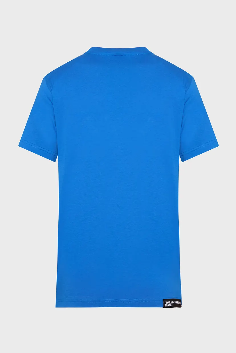 Чоловіча синя футболка klj slim sslv tee 7