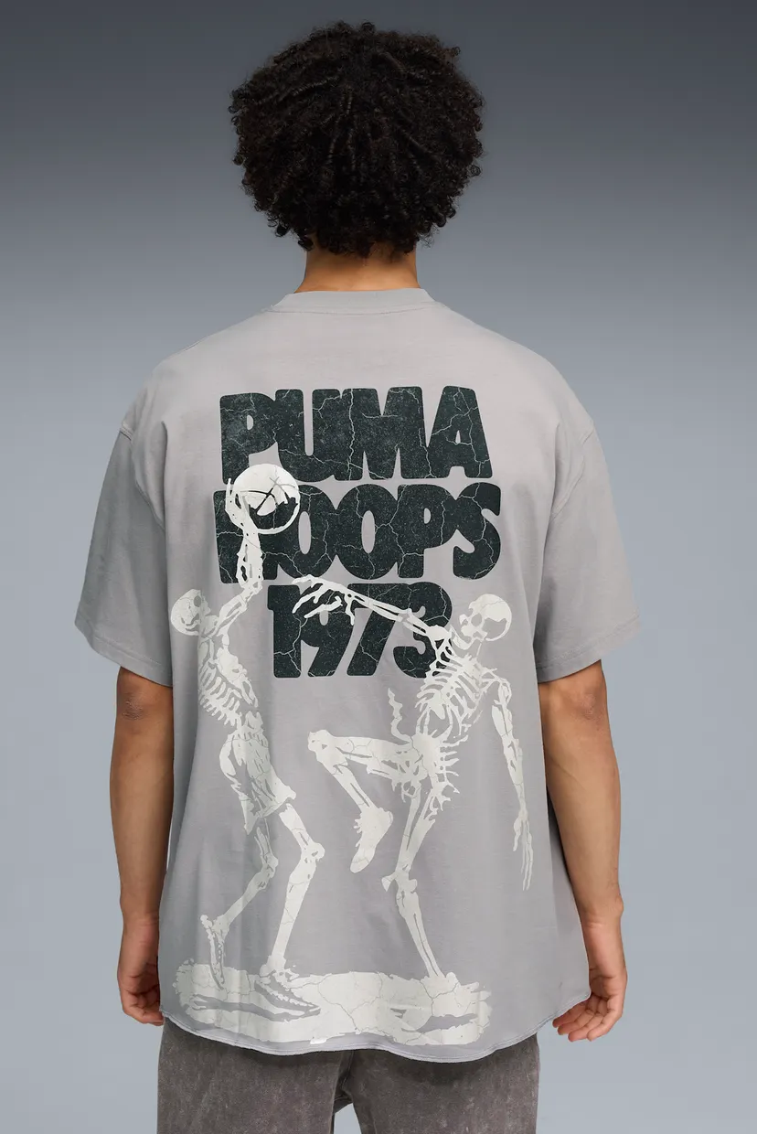 Сіра футболка Hoopocalypse Basketball Tee II Unisex (унісекс) 5