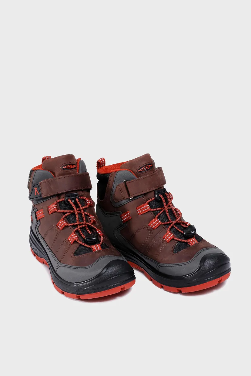 Детские коричневые хайтопы REDWOOD MID WP Y 3