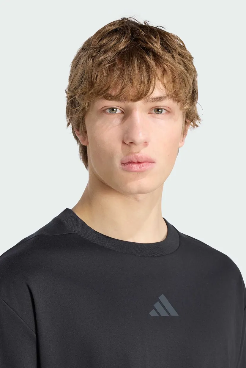 Мужская черная футболка ADIDAS Z.N.E. LOOSE FIT 4