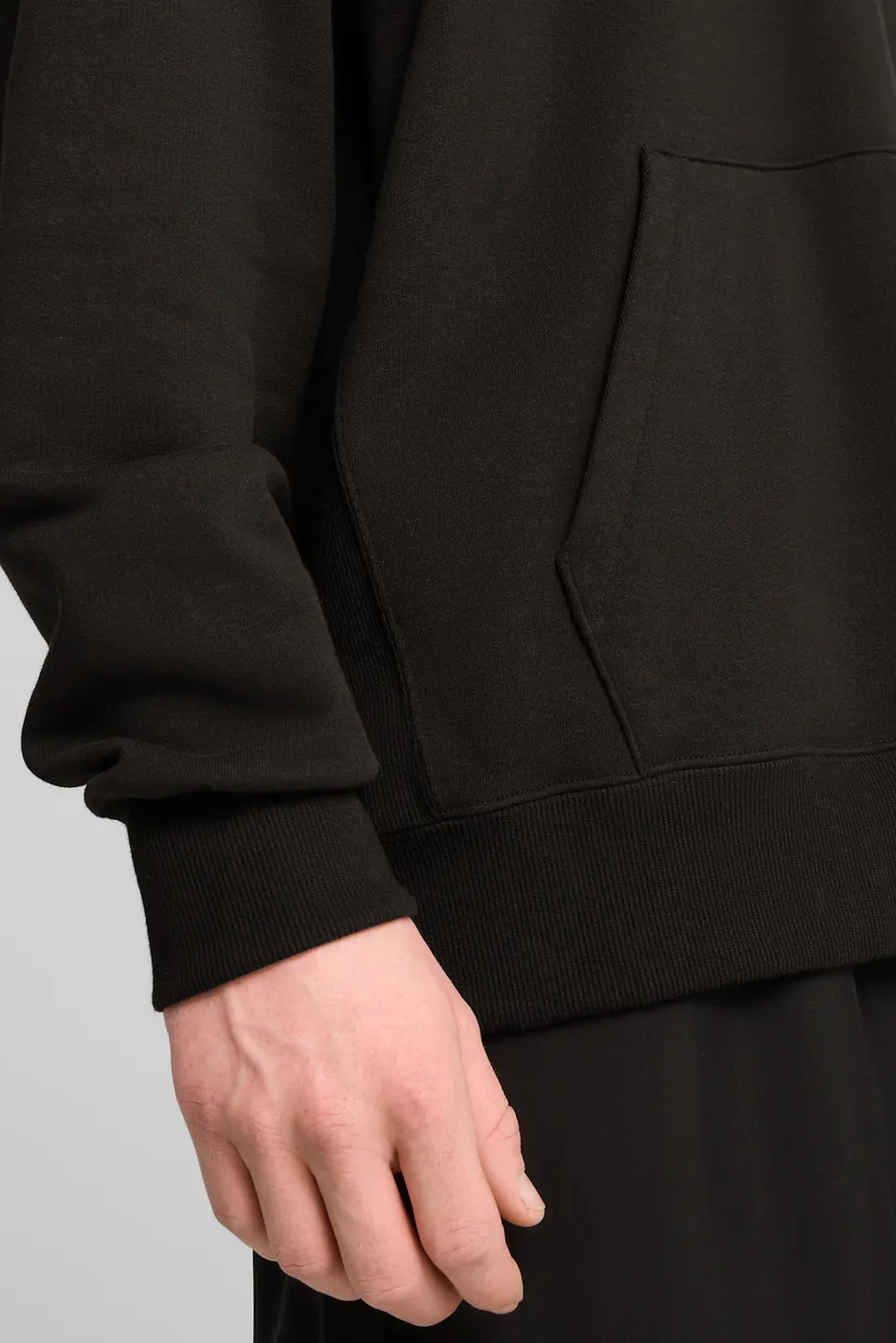 Мужское черное худи WARDROBE ESS Relaxed Hoodie Men 5