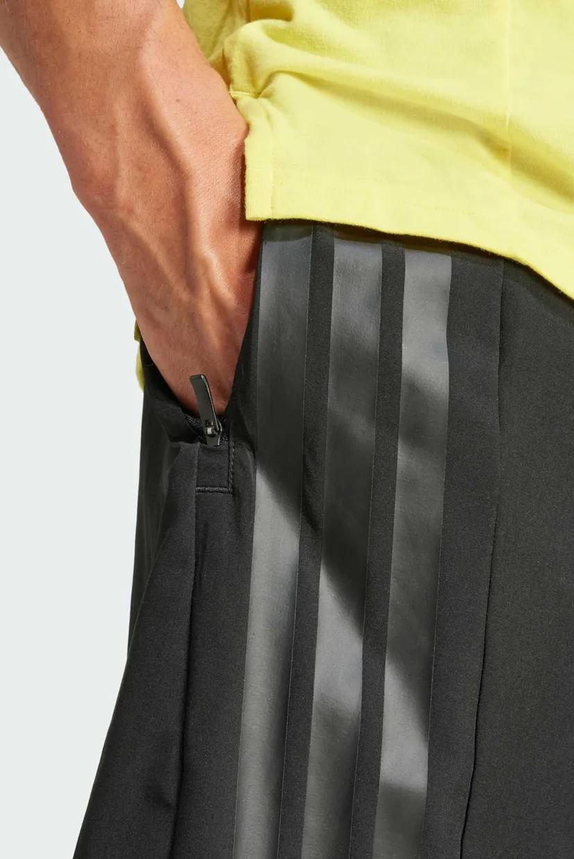 Мужские черные шорты Designed-for-Training 3-Stripes 4