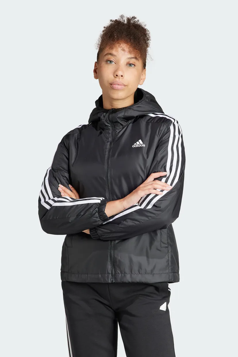 Женская черная куртка Essentials 3-Stripes Insulated adidas IN3288