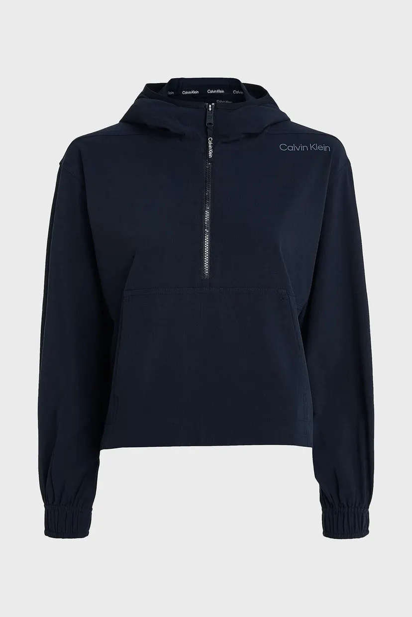 Жіночий чорний анорак Zip Anorak 5
