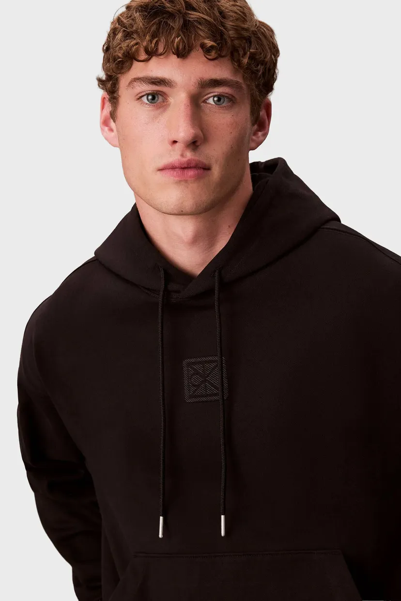 Мужское черное худи PREMIUM TERRY 4