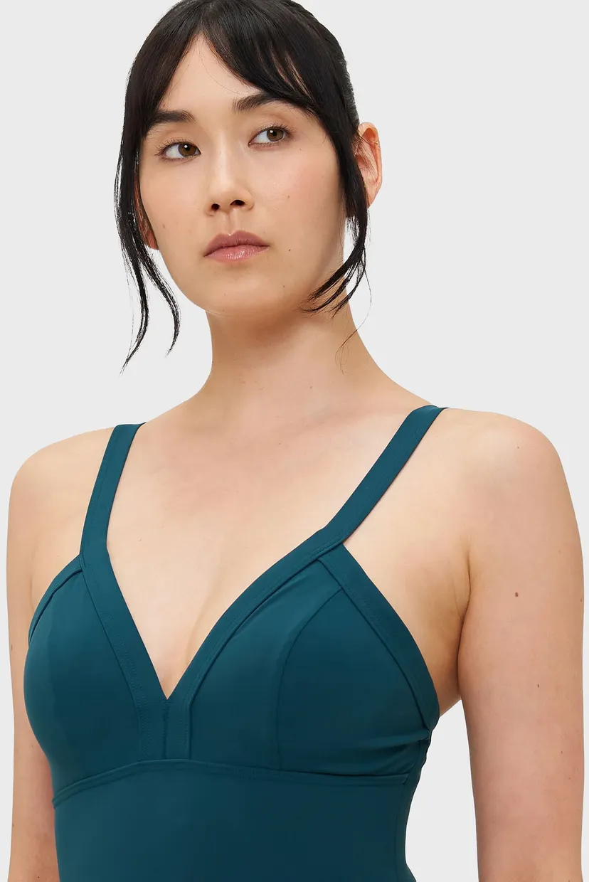 Женский бирюзовый купальник SWIMSUIT LARA SOFT CURVE BACK 3