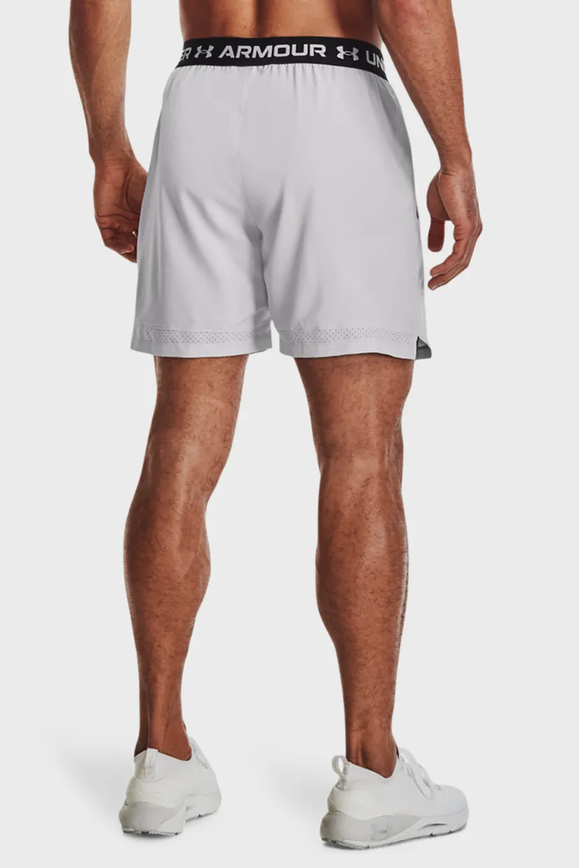Чоловічі сірі шорти UA Vanish Woven 6in Shorts 3