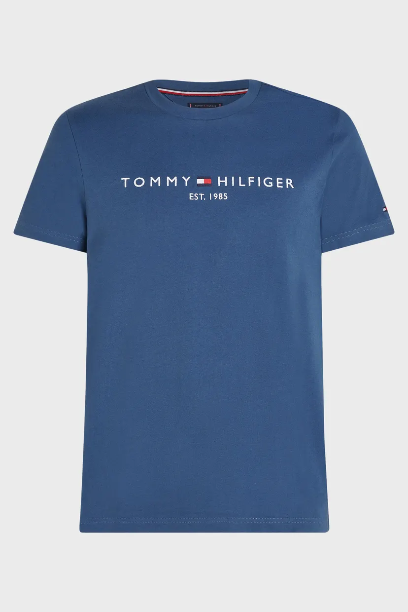 Чоловіча синя футболка TOMMY LOGO 5