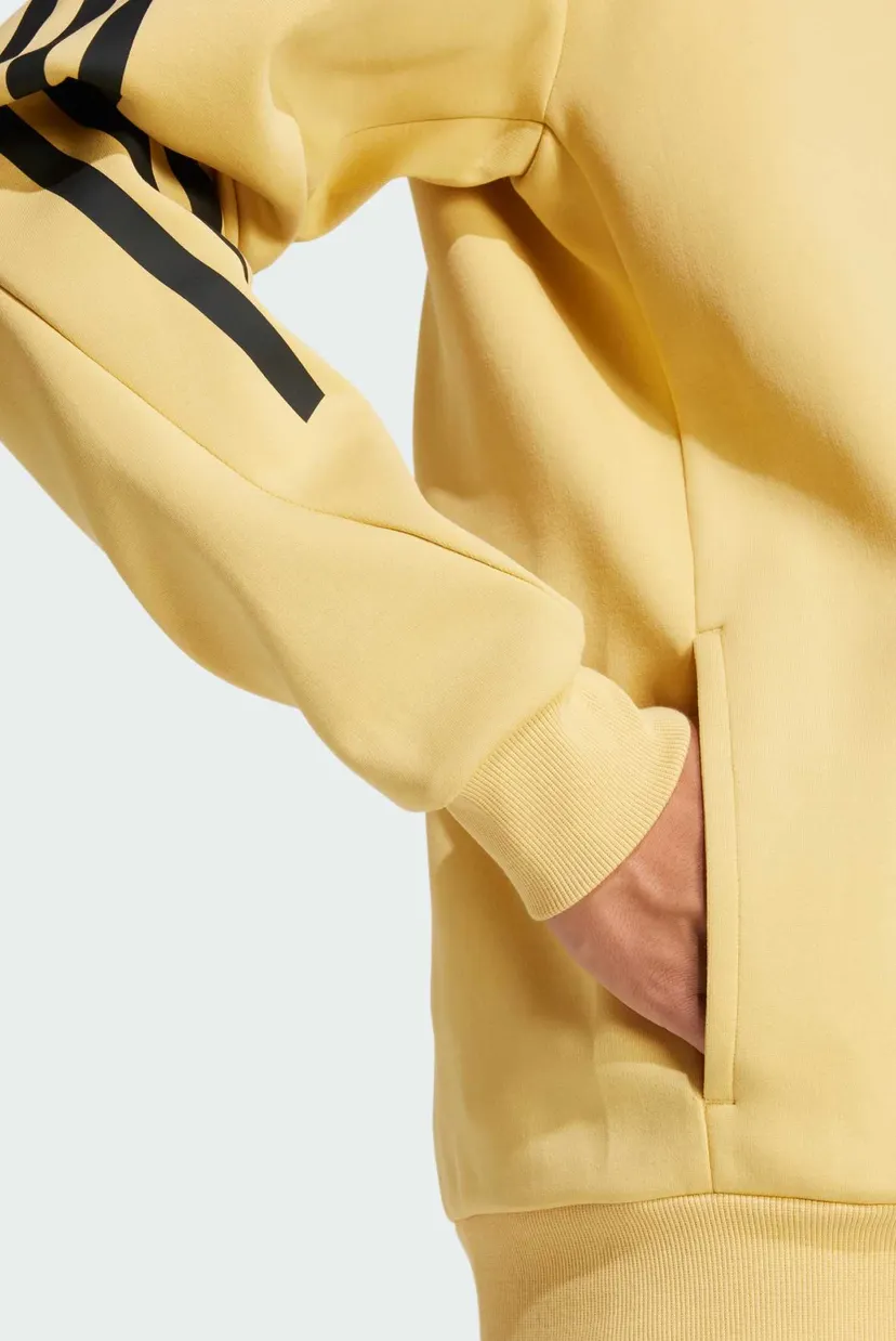 Чоловіче жовте худі Future Icons 3-Stripes Full Zip 5