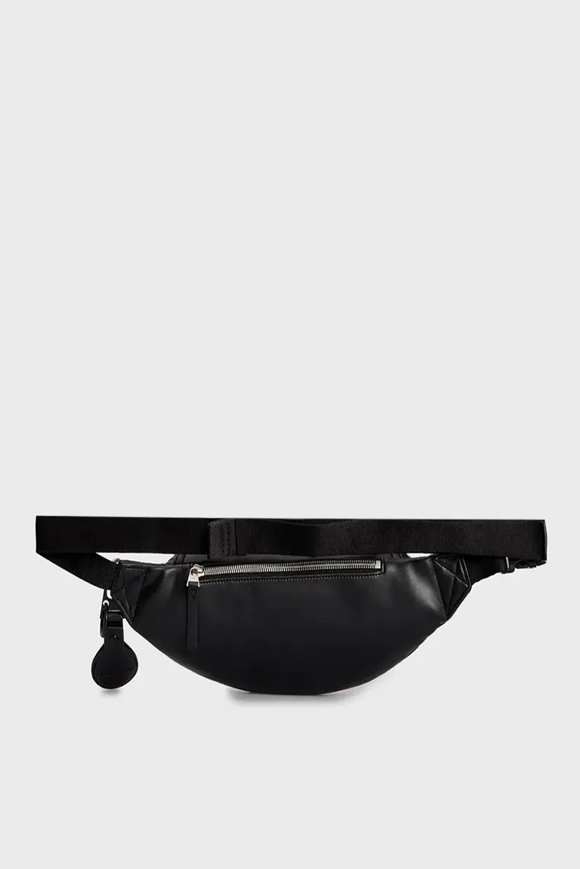 Мужская черная поясная сумка TAGGED WAISTBAG38 4