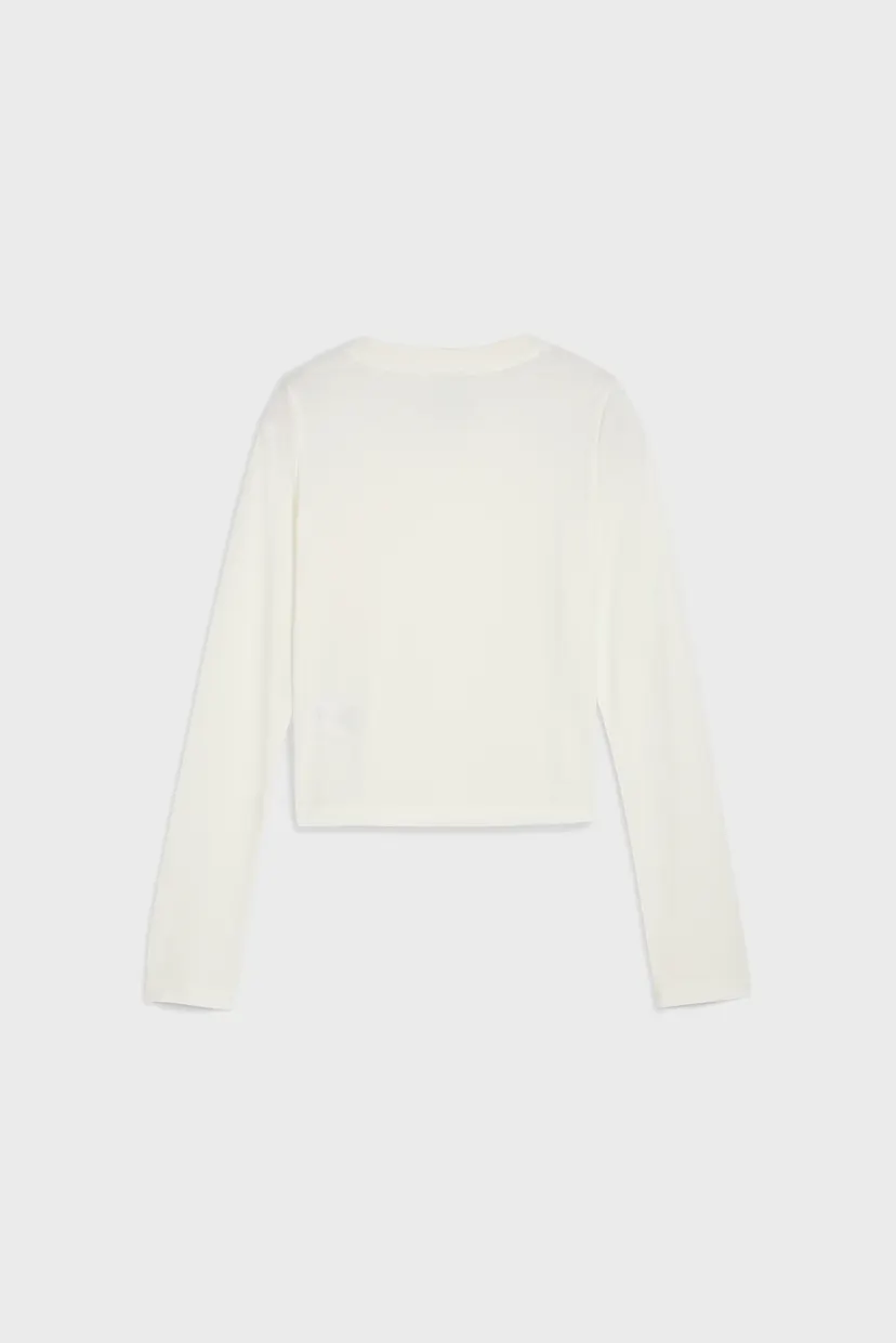 Жіночий білий лонгслів PUMA x ROSÉ Long Sleeve Tee Women 7