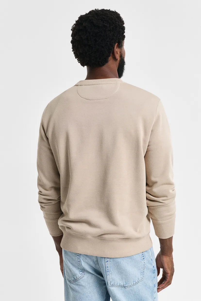 Чоловічий бежевий світшот REG SHIELD C-NECK SWEAT 3