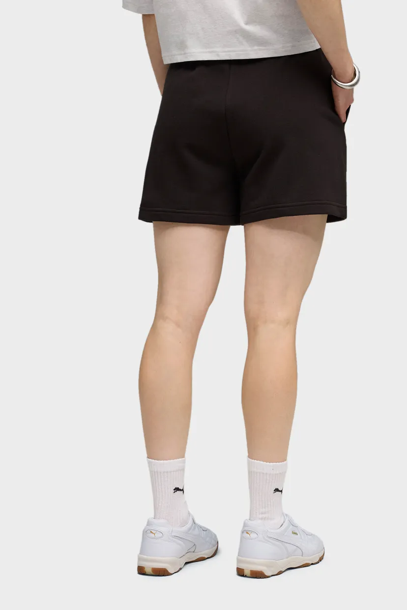 Женские черные шорты Wardrobe Essentials Relaxed Shorts Women 3