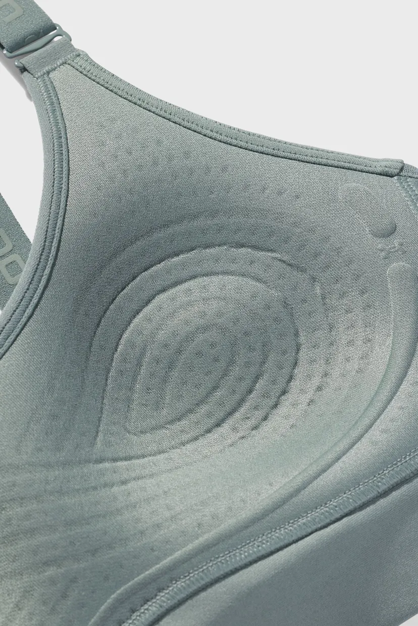 Жіночий м'ятний топ UA Infinity Mid 2.0 Bra 5