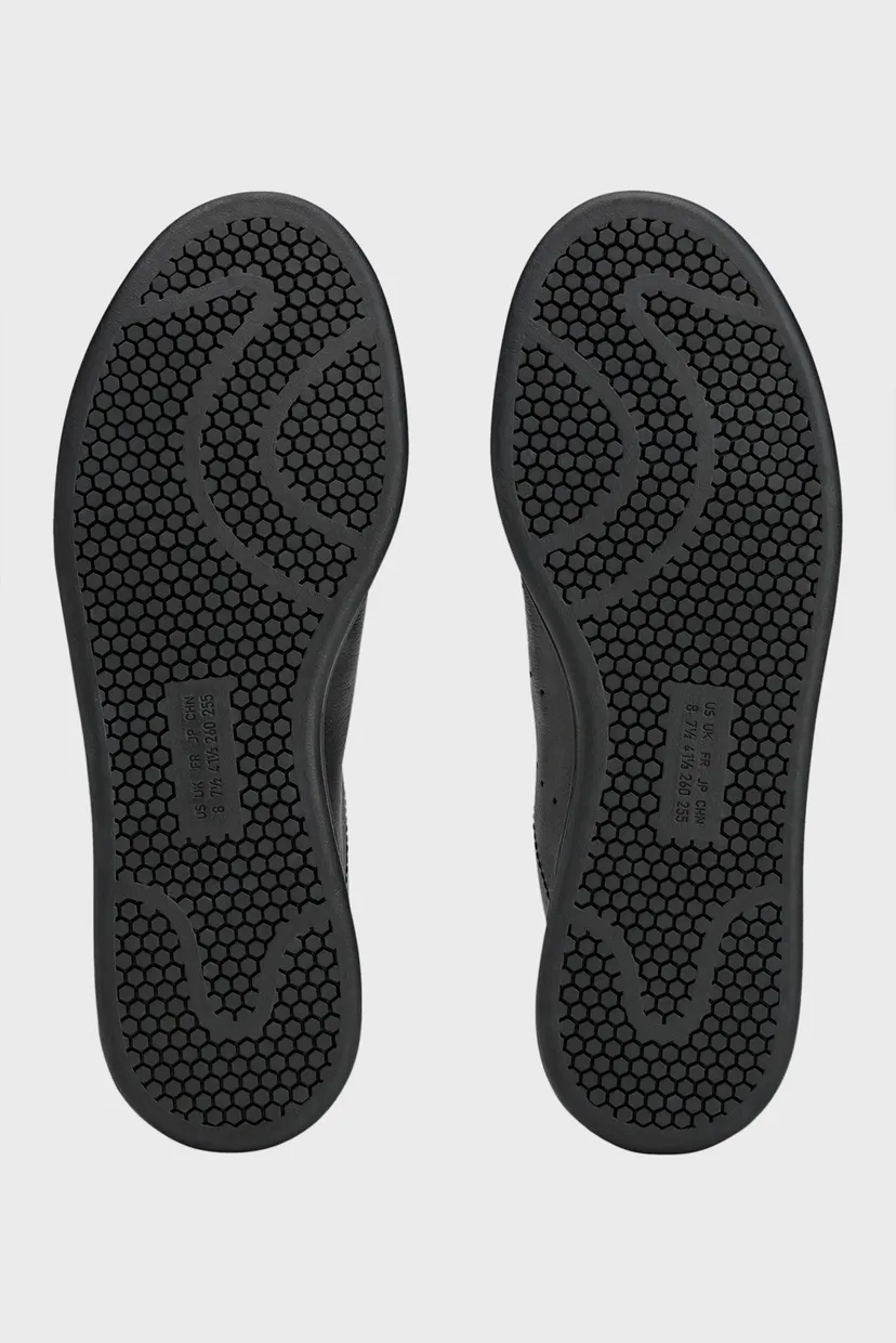 Чорні шкіряні снікерси Y-3 Stan Smith 3