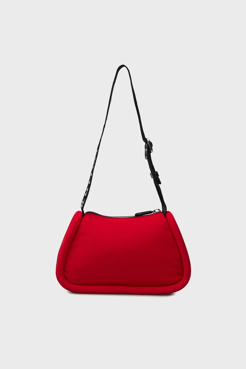 Жіноча червона сумка puffy shoulderbag 4