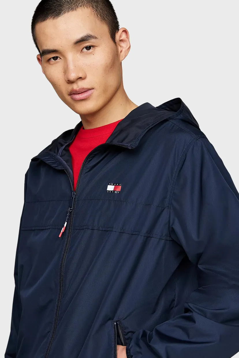 Чоловіча темно-синя вітровка TJM LW CHICAGO JACKET EXT 4