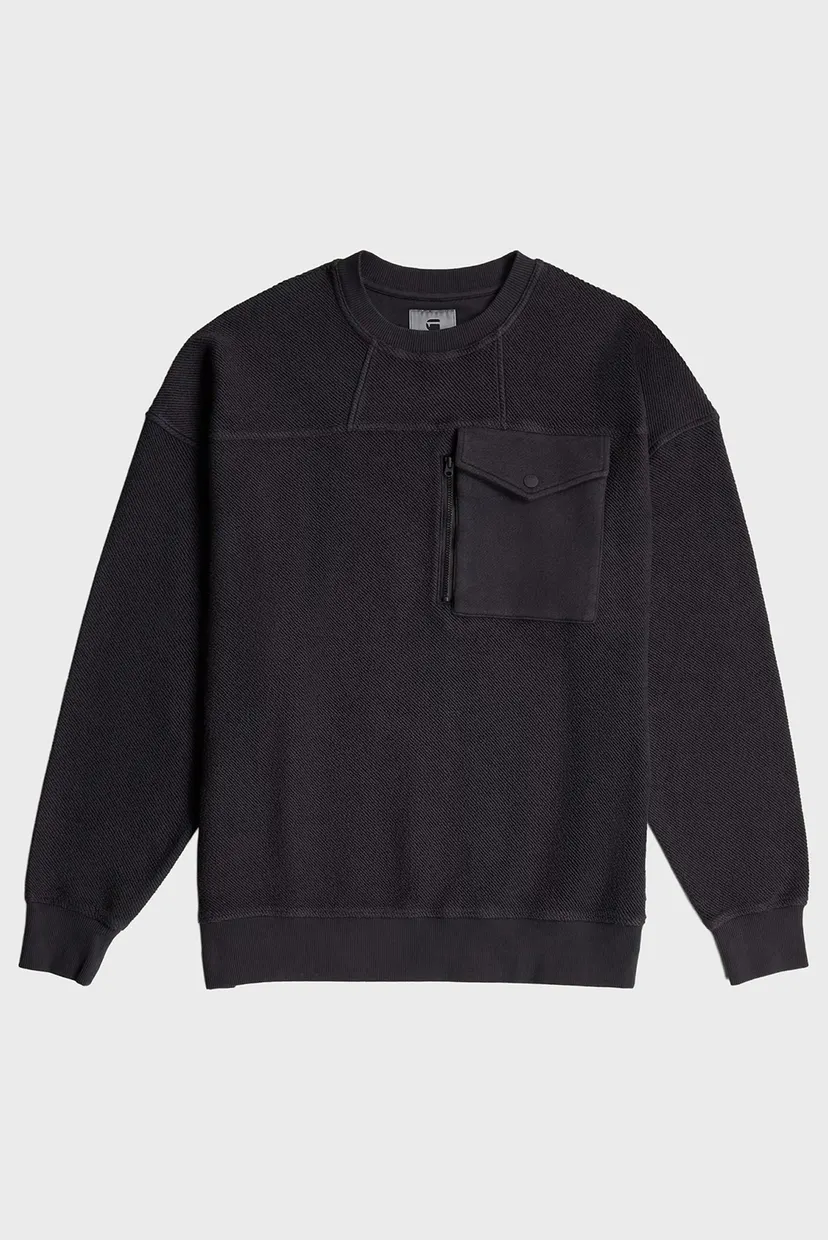 Жіночий чорний світшот Oversized 6