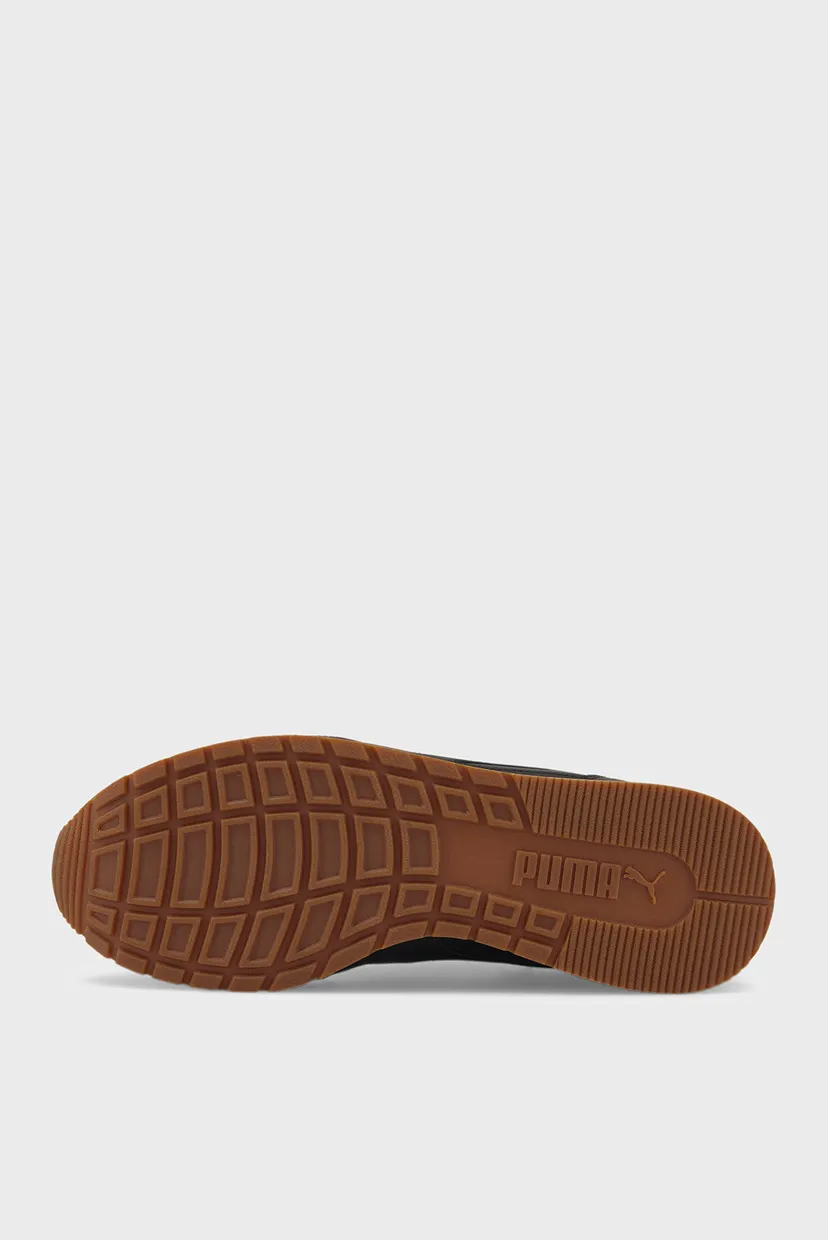 Чорні шкіряні кросівки ST Runner v3 L Trainers 4