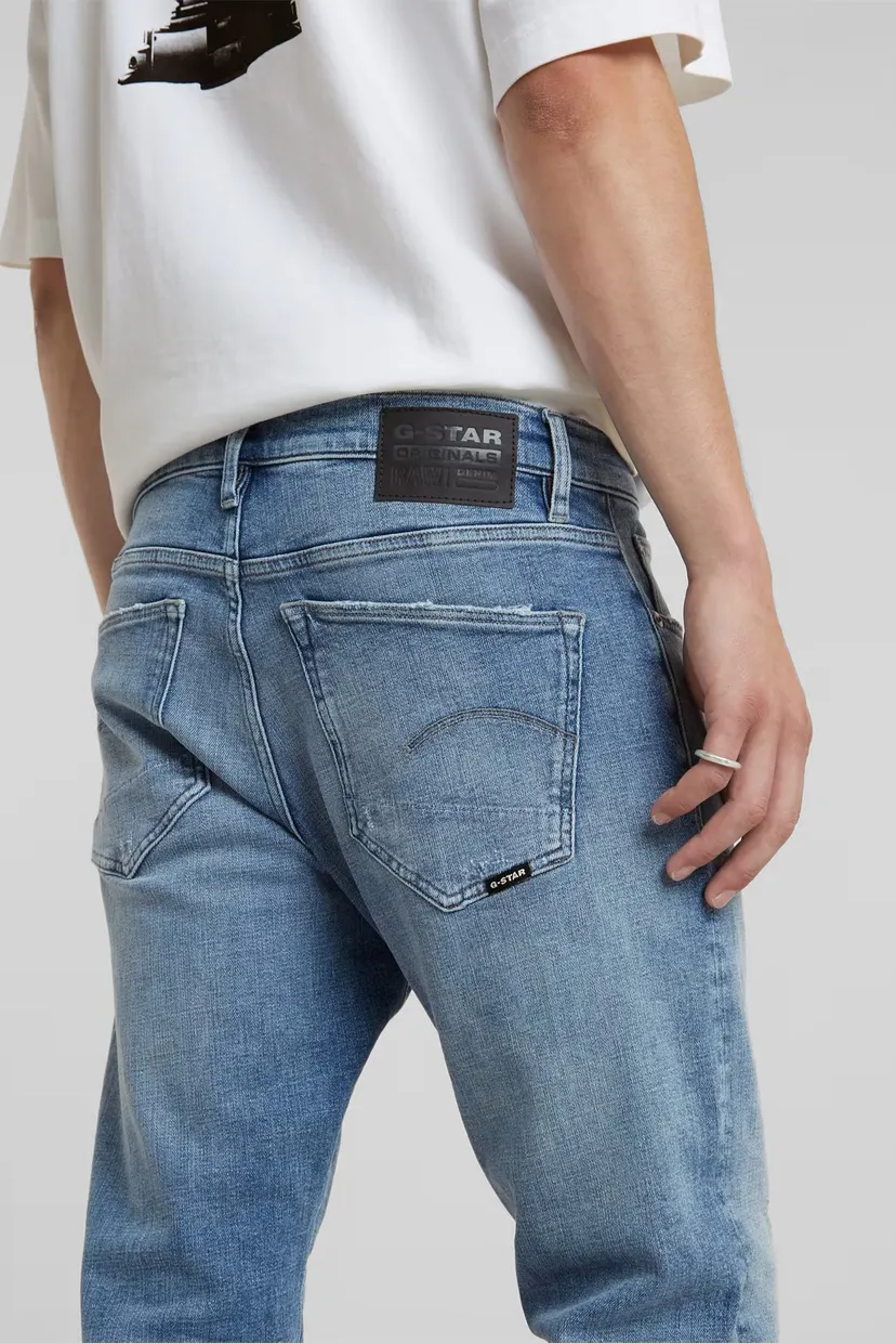Мужские синие джинсы 3301 Slim 4
